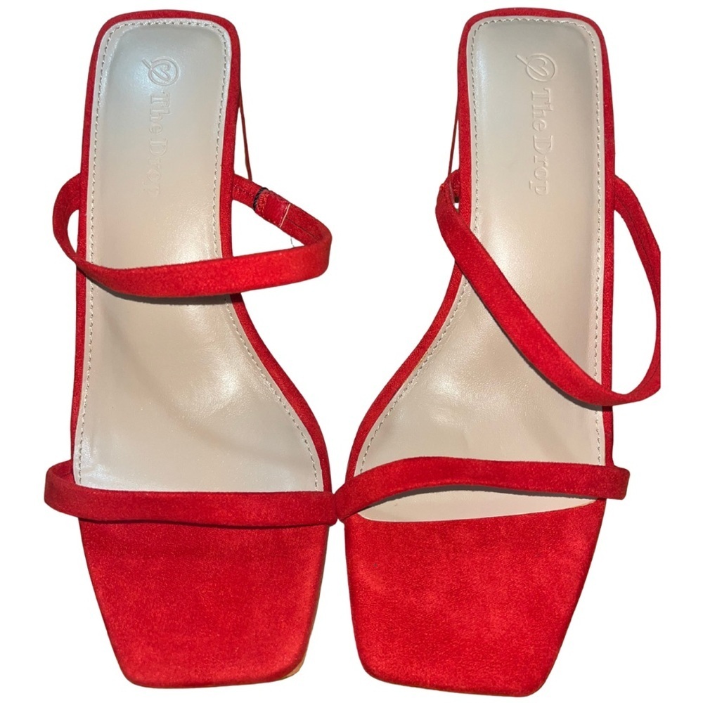 The Drop Red Strappy Heels - Picture 6 of 6